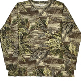 Paramount Outdoors Camo Long Sleeve T-Shirt - 2XL Khaki Cotton