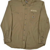 Pacific Gas And Electric Company Carhartt Shirt - XL Khaki Cotton