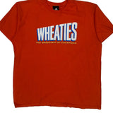 The Breakfast Of Champions Adidas Graphic T-Shirt - XL Orange Cotton