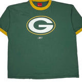 Green Bay Packers Reebok Nfl T-Shirt - 2XL Green Cotton