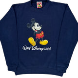 Age 14-16 Disney Mickey Mouse Long Sleeve T-Shirt - Large Navy Cotton