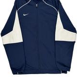 Nike Track Jacket - Medium Navy Polyester
