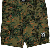 Ecko Unltd Floral Cargo Shorts - 38W 10L Orange Cotton
