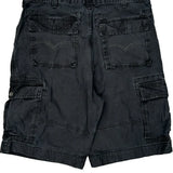 Levis Cargo Shorts - 36W 10L Black Cotton