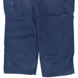 Carhartt Cargo Trousers - 36W 32L Blue Cotton Blend