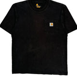 Carhartt T-Shirt - Medium Black Cotton