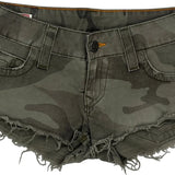 True Religion Denim Shorts - 32W US 4 Camo Cotton