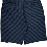 Polo By Ralph Lauren Pinstripe Chino Shorts - 36W 9L Navy Cotton