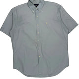 Ralph Lauren Short Sleeve Shirt - Large Blue Cotton