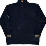 Nautica Striped Fleece - Large Navy Polyester