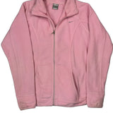 Nike Fleece Jacket - XL Pink Polyester