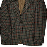 Aquascutum Checked Blazer - Large Multicoloured Wool