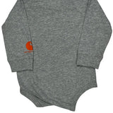 Age 9 Months Trail Hunter Carhartt Cartoon Long Sleeve T-Shirt - 2XS Gray Cotton