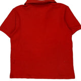 Age 12 Lacoste Polo Shirt - 3XS Red Cotton