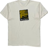 M-Class Mercedes Graphic T-Shirt - Large White Cotton