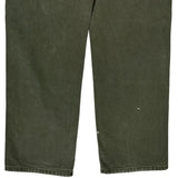 Carhartt Double Knee Carpenter Trousers - 34W 34L Green Cotton