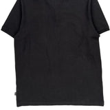 Puma Polo Shirt - Large Black Cotton
