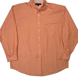 Tommy Hilfiger Shirt - 2XL Orange Cotton