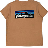 Responsibili-Tee Patagonia T-Shirt - Medium Orange Cotton Blend