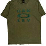 Oakley T-Shirt - XL Green Cotton