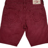 True Religion Denim Shorts - 34W 11L Red Cotton