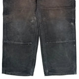 Carhartt Double Knee Carpenter Pants - 35W 30L Gray Cotton
