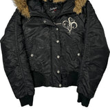 Southpole Bomber Jacket - Medium Black Polyester