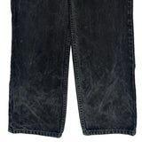 Levis Slim Fit Jeans - 34W 31L Black Cotton