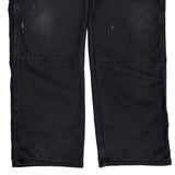 Dickies Carpenter Trousers - 34W 31L Black Cotton