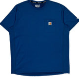 Carhartt Force Carhartt T-Shirt - XL Blue Cotton