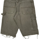 Wrangler Carpenter Shorts - 32W 12L Gray Cotton