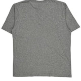 Carhartt Henley T-Shirt - Large Gray Cotton