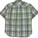Tommy Hilfiger Checked Short Sleeve Shirt - Large Multicoloured Cotton