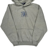 Polo By Ralph Lauren Hoodie - Small Gray Cotton Blend