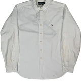 Ralph Lauren Shirt - XL White Cotton