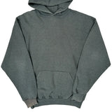 Russell Athletic Hoodie - XL Grey Cotton Blend