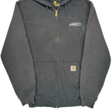 Lennox Logo Carhartt Hoodie - Small Black Cotton Blend