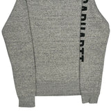 Carhartt Spellout Sweatshirt - XS Gray Cotton Blend