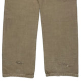 Levis 505 Jeans - 34W 32L Beige Cotton