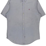 Ralph Lauren Short Sleeve Shirt - Large Purple Cotton