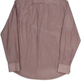 Boss Striped Shirt - Large Red Cotton