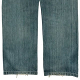 501 Levis Jeans - 38W 32L Light Wash Cotton