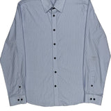 Tommy Hilfiger Slim Fit Shirt - Large Blue Cotton