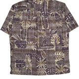 Cooke Street Floral Hawaiian Shirt - Medium Beige Cotton