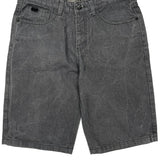 Southpole Denim Shorts - 34W 12L Grey Cotton