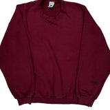 Russell Athletic Sweatshirt - XL Burgundy Cotton
