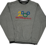 Disney Graphic Sweatshirt - Small Gray Cotton