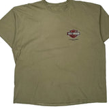 Motorcycles Harley Davidson Graphic T-Shirt - XL Khaki Cotton