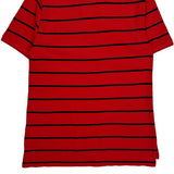 Polo By Ralph Lauren Striped Polo Shirt - XL Red Cotton