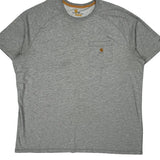 Carhartt T-Shirt - 2XL Grey Cotton